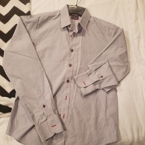 UNTUCKit Men's Slim Fit Wrinkle 100% cotton shirt